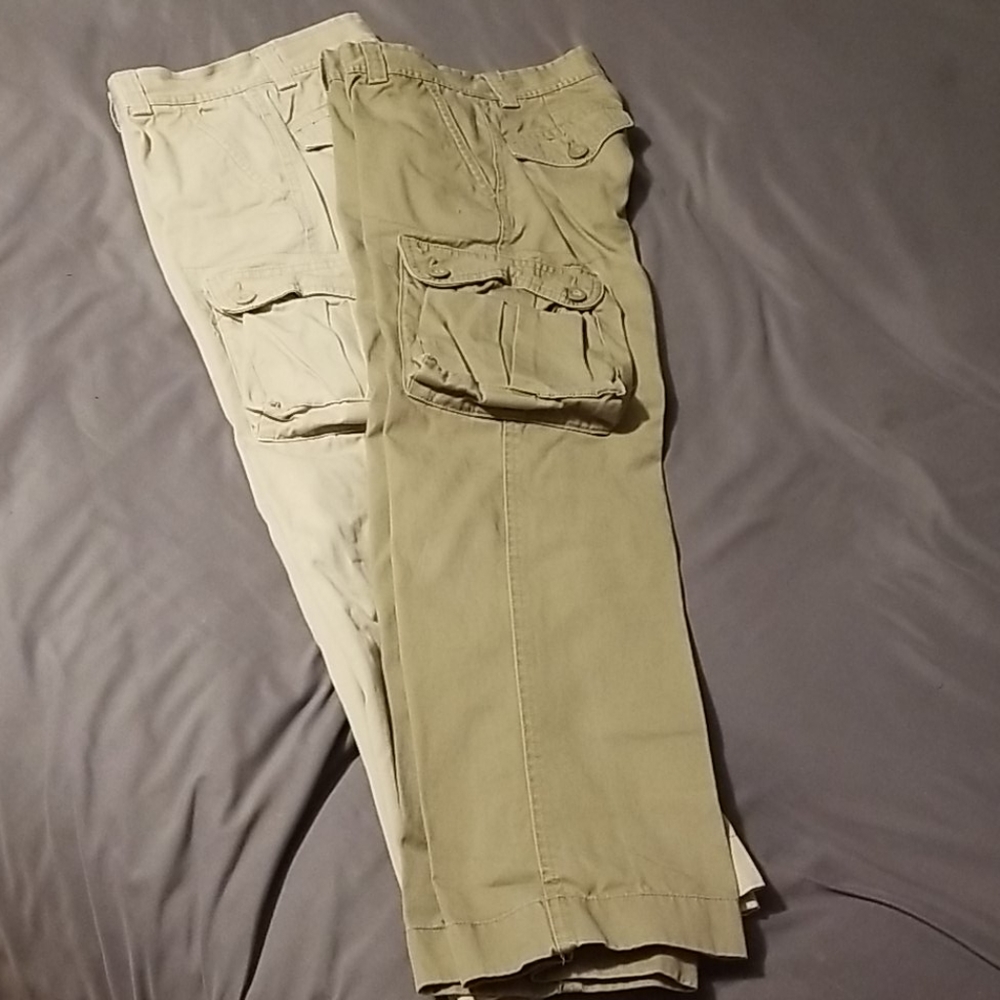 2 Pairs of Ralph Lauren Boy's Cargo Pants